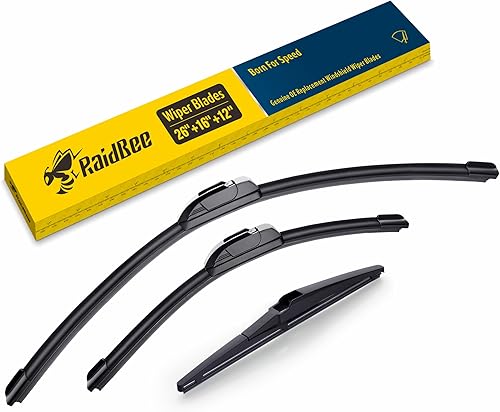 3 limpiaparabrisas de repuesto de 26"16"12" para Toyota RAV4 2019-2022 Mazda 5 2015-2006, limpiaparabrisas de 26+16 pulgadas con limpiaparabrisas