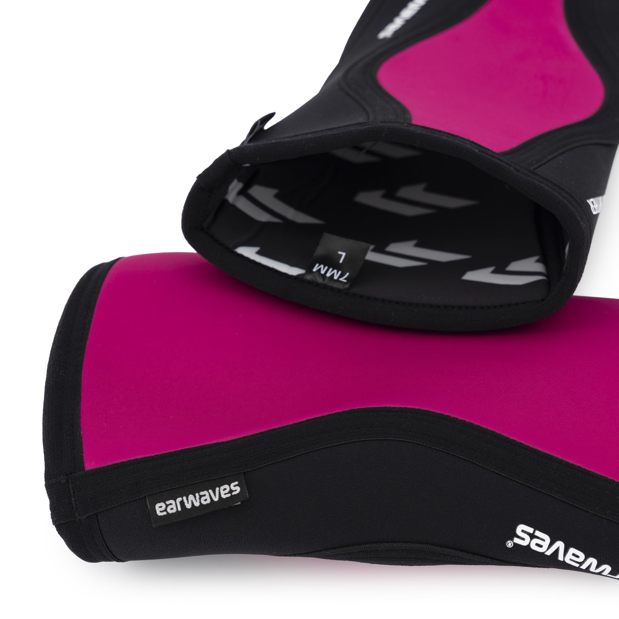 Earwaves ® Shield Knee Sleeves - Paire de genouillères en néoprène 5 mm & 7 mm. Genoux protection pour l'haltérophilie, les squats, lunges.