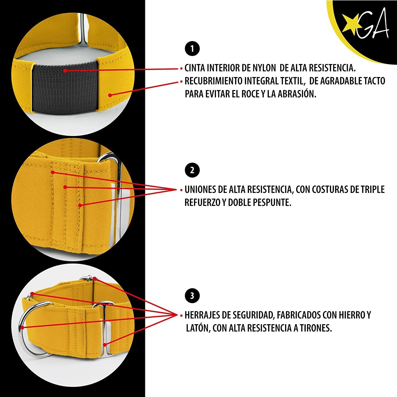 4 cm Width Size L (40 cm - 49 cm) Anti-Escape Dog Collar Green