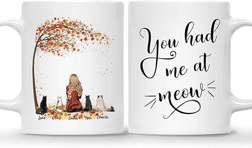 Miniatura 23 de Gossby Taza de café personalizada para mujer, regalo personalizado para mamá con diseño, nombre, raza, cumpleaños, día de la madre, regalo temático