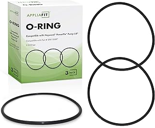 AppliaFit 3-Pack Strainer Cover O-Ring Compatible with Hayward SPX1500P for Power-Flo Power-Flo II Self-Priming Pumps
