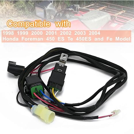 Shift Wiring Harness Kit,Angle Sensor Computer Shift Motor Bypass Kit Compatible with Foreman 450 ES Te 450ES and Fe Model 1998-2004