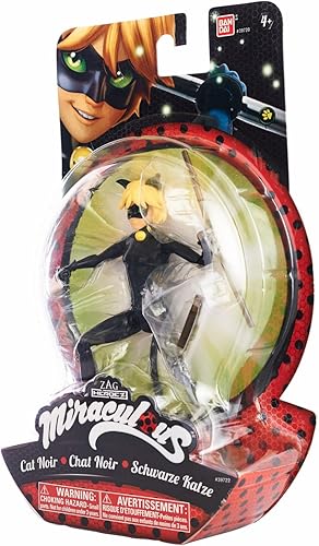 Miniatura 8 de Muñeca de acción de 5.5 pulgadas Miraculous, Cat Noir, 5.5", Multi Color