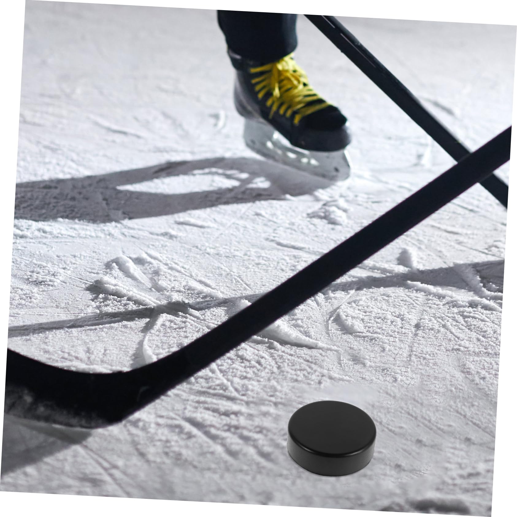TOYANDONA 20pièces Palets Entraînement pour Hockey sur Glace Et Hockey sur Table Lot de Noirs De Rechange pour Pratique Et Compétition