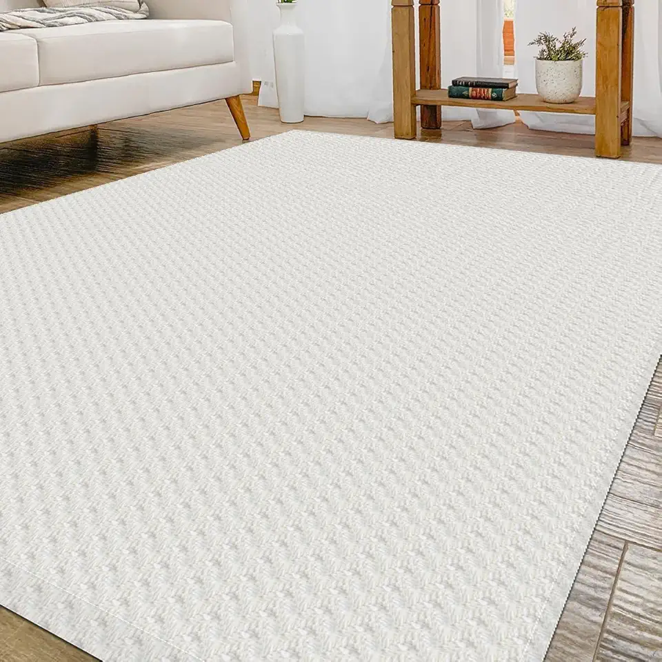 Tapete Antiderrapante para Sala 1,40m x 1,00cm (Cru)