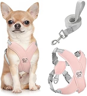 Pawaboo Dog Harness with Leash Set, X-Frame No Pull Pet...