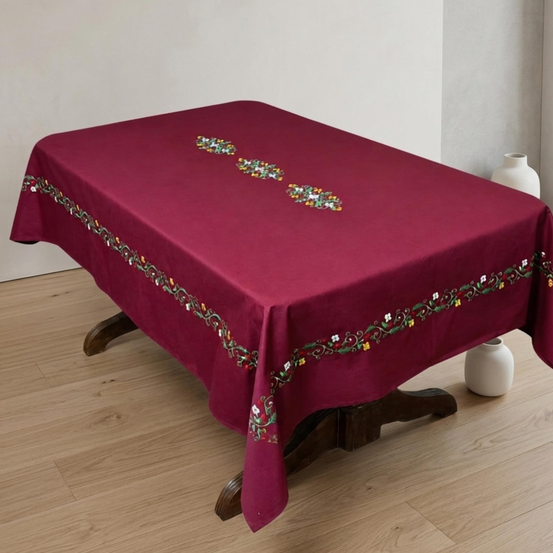 Pure Cotton Table Cloth-image-0