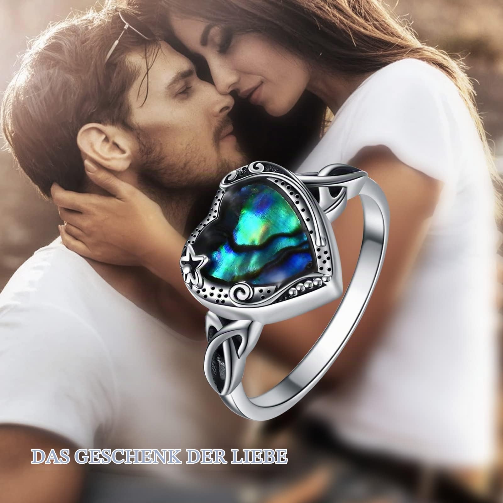 URONE Urnenring für Asche Sterlingsilber Gedenkurnen Schmuck Geschenk für Frauen