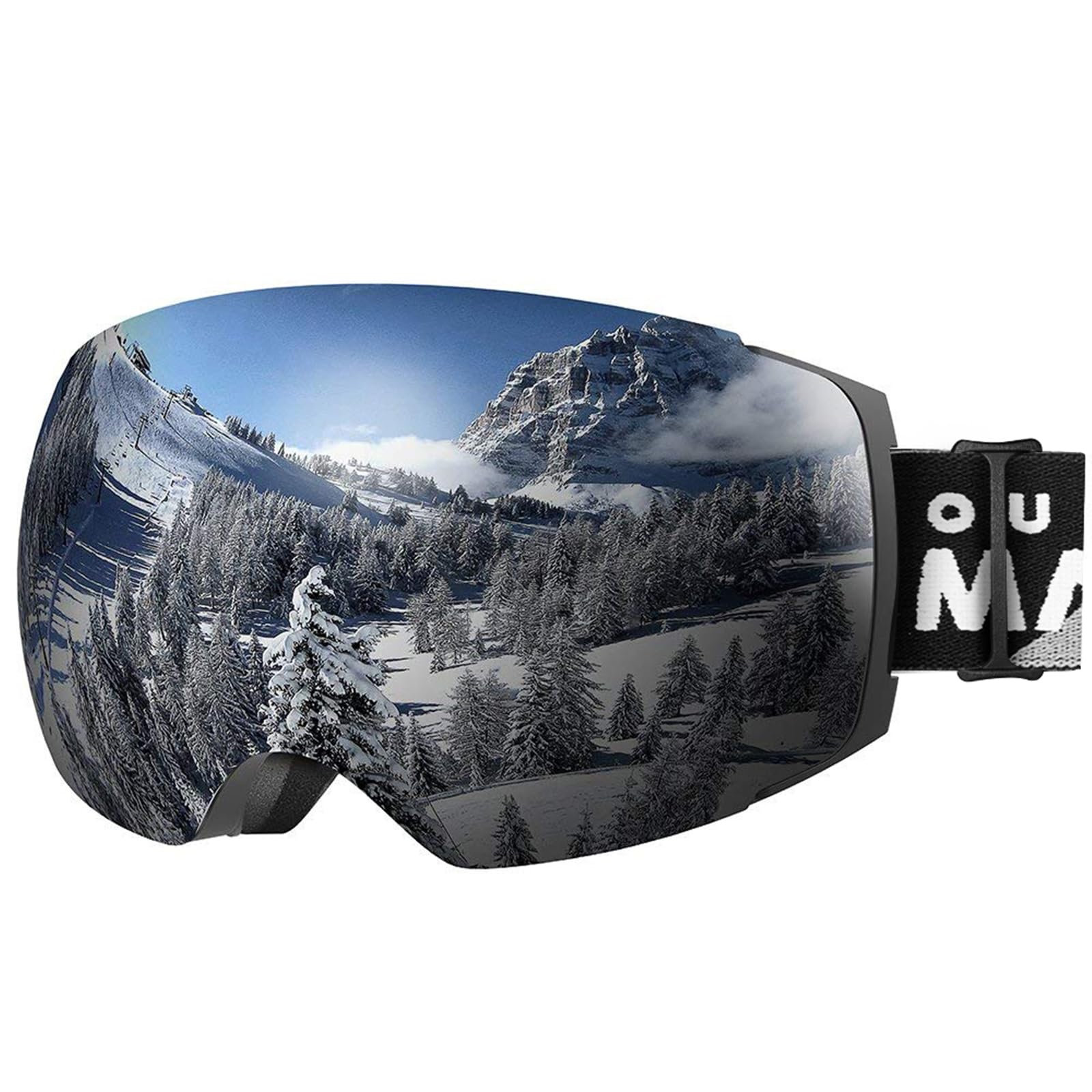 Amazon | [OutdoorMaster] スキーゴーグル 両層磁気レンズ