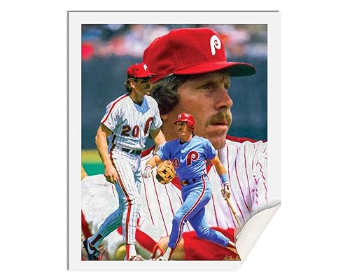 Mike Schmidt 3rd Base Philadelphia Phillies MLB Baseball Player HOF Hall of Fame Art Print 1AM3 on 40x50 polyester canvas