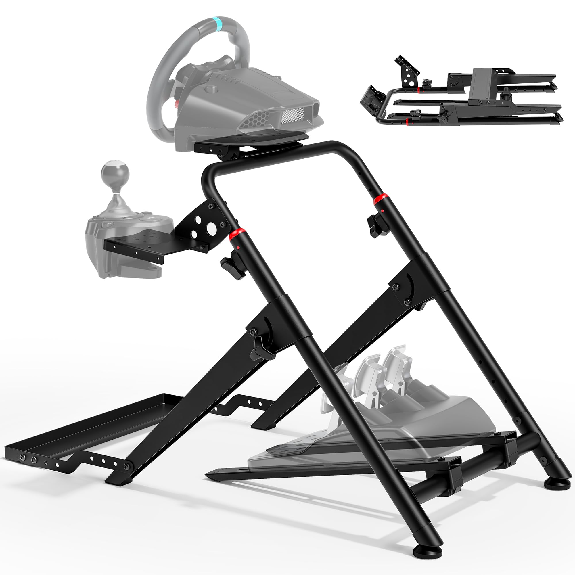 Amazon.com: ARES WING Foldable Racing Wheel Stand with Chair