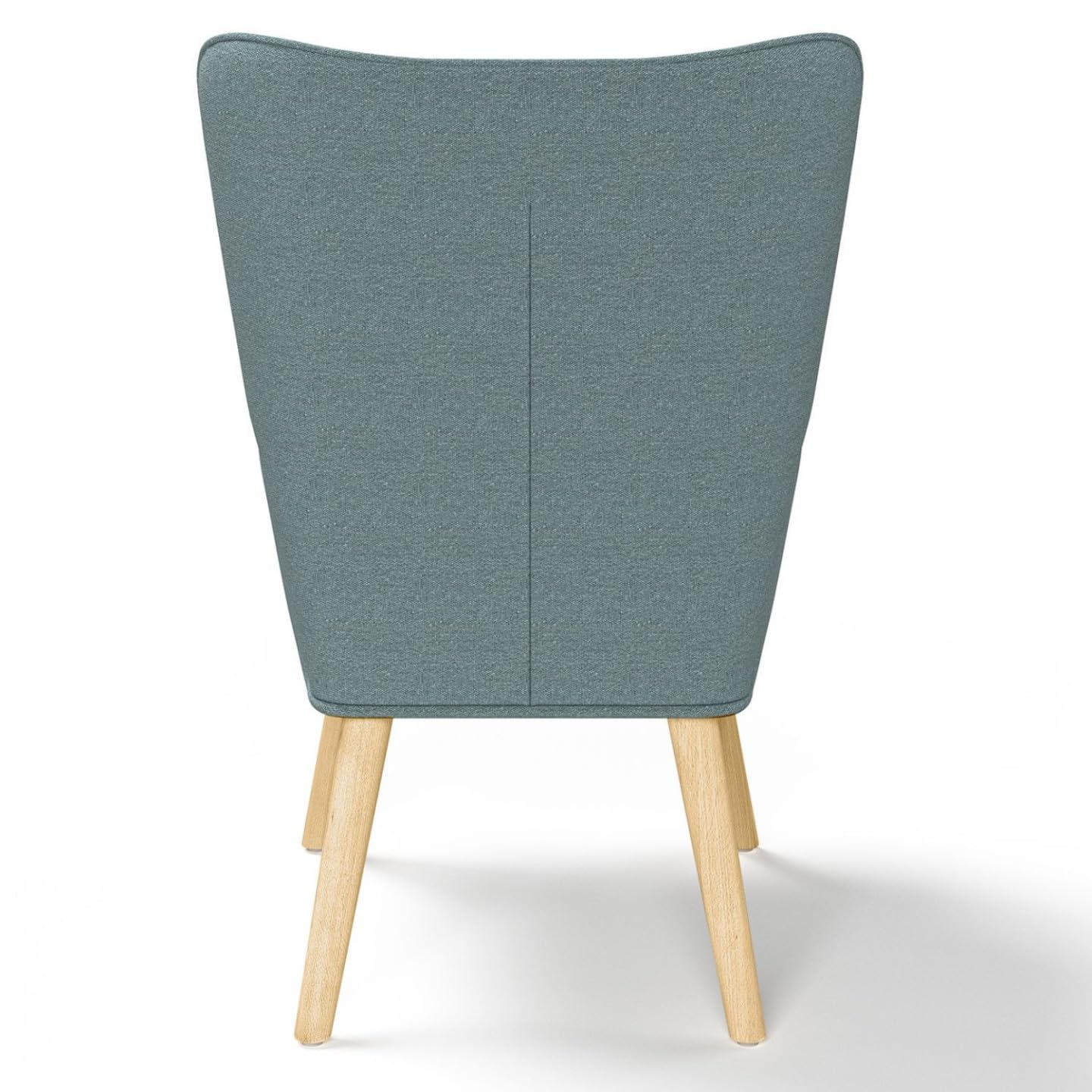 IDMarket Ivar - Sillón escandinavo en tejido verde Eucalipto