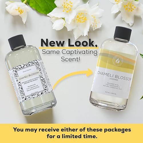 Miniatura 3 de Chameli Blossom - Recambio de aceite para difusor de lujo de jazmín y espray fragante para habitación (8.5 onzas líquidas) para difusores de junco,
