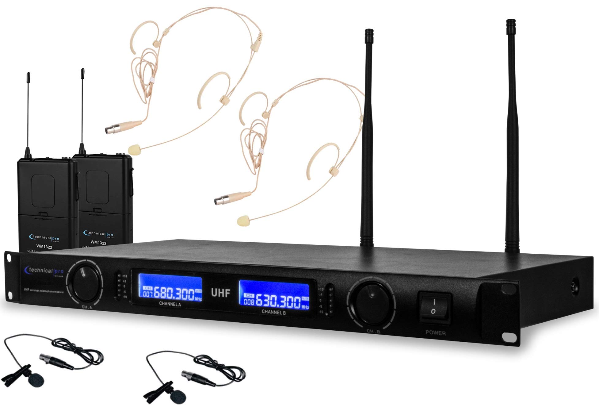 Amazon.com: Technical Pro Professional UHF Wireless Microphone