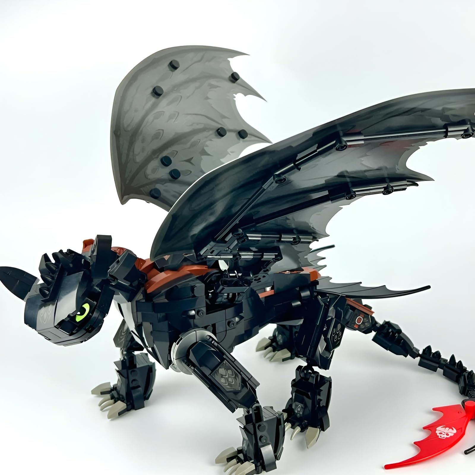 Dragon Building Blocks Set, 1026PCS Creative Movie Beasts Animal Model Toys, Dragon Enthusiast Building Bricks Kit - Image 2