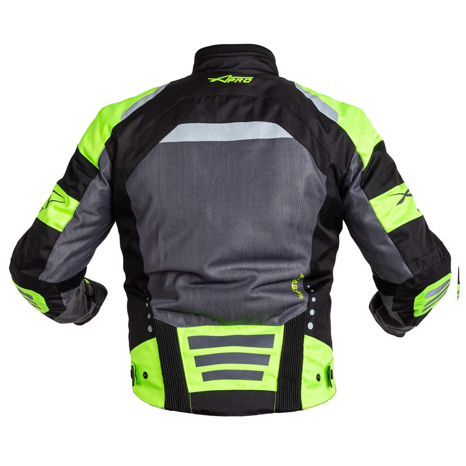 A-pro Blouson Tissu Mesh Tex Doublure Respirant Impermeable Protections Moto Motard