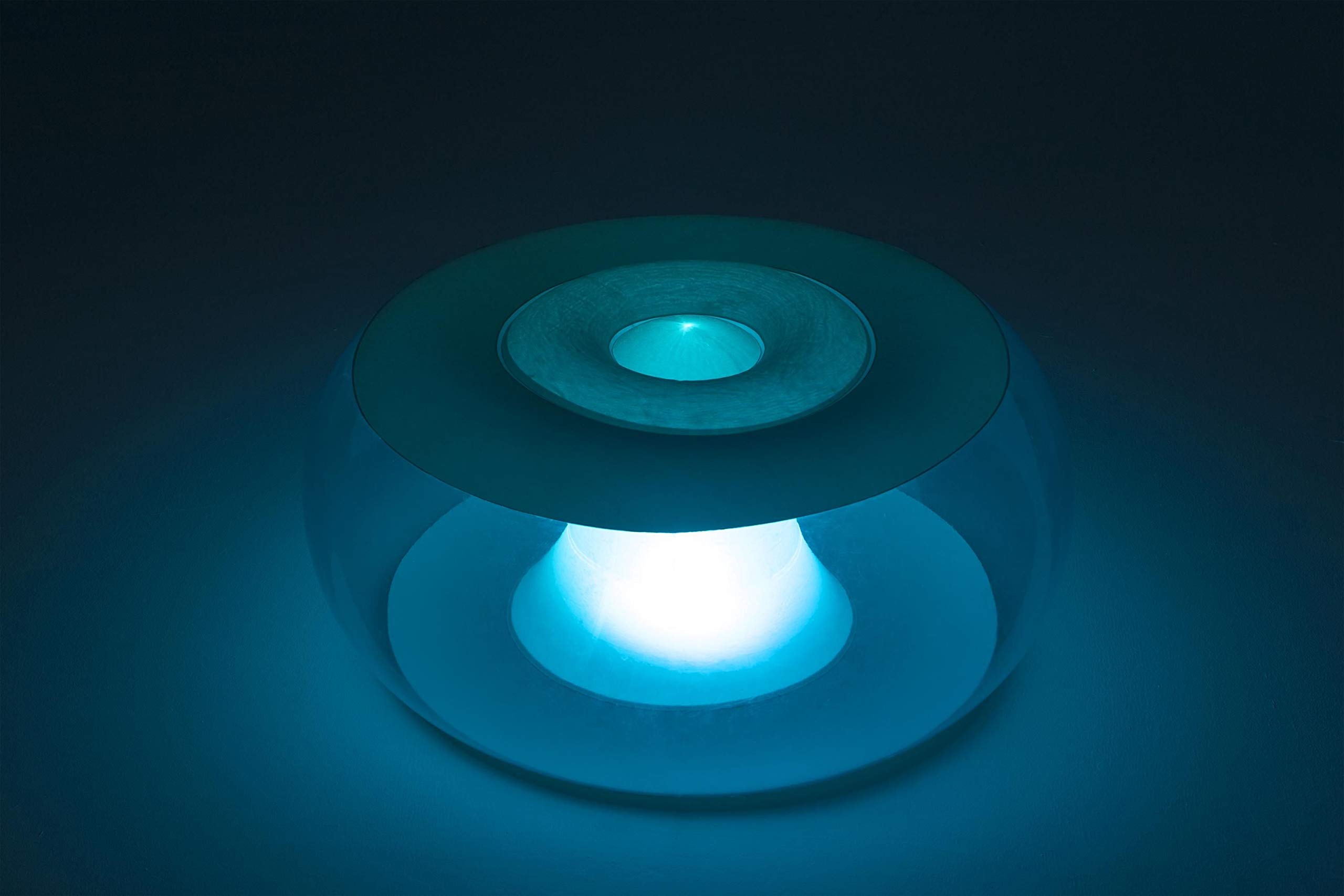 BESTWAY Pouf gonflable rond avec LED multicolore 82 x 82 x 41 cm