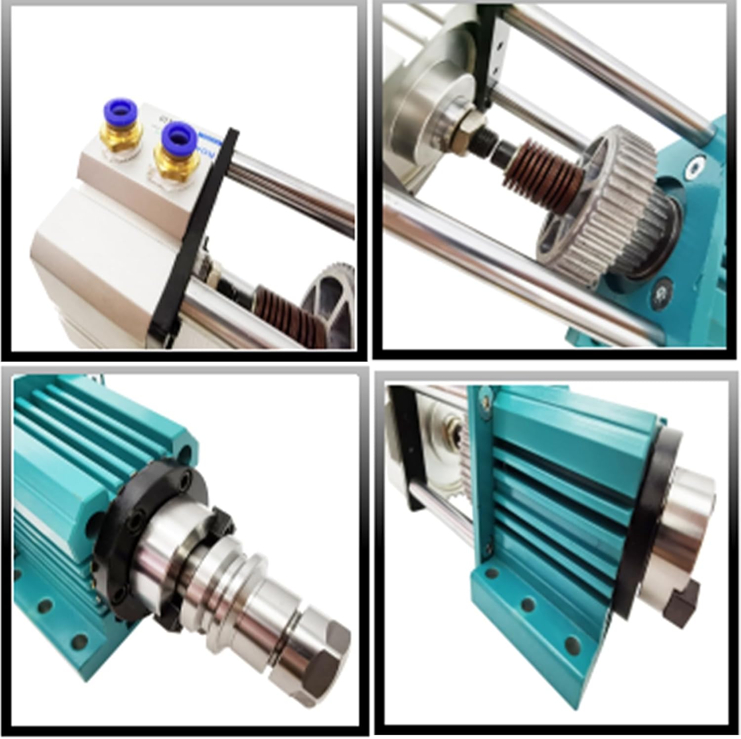 Semi-automatic Tool Changing Spindle No Power Spindle Pneumatic Cylinder BT30 Cylinder Spindle Assembly Suitable bt30 Spindle for Engraving Drilling Metal Recutting