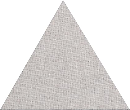Tri Corner Acoustic Bass Trap 12 Inch Sound Absorber Noise Damper For Room Corner Joints (Platinum)