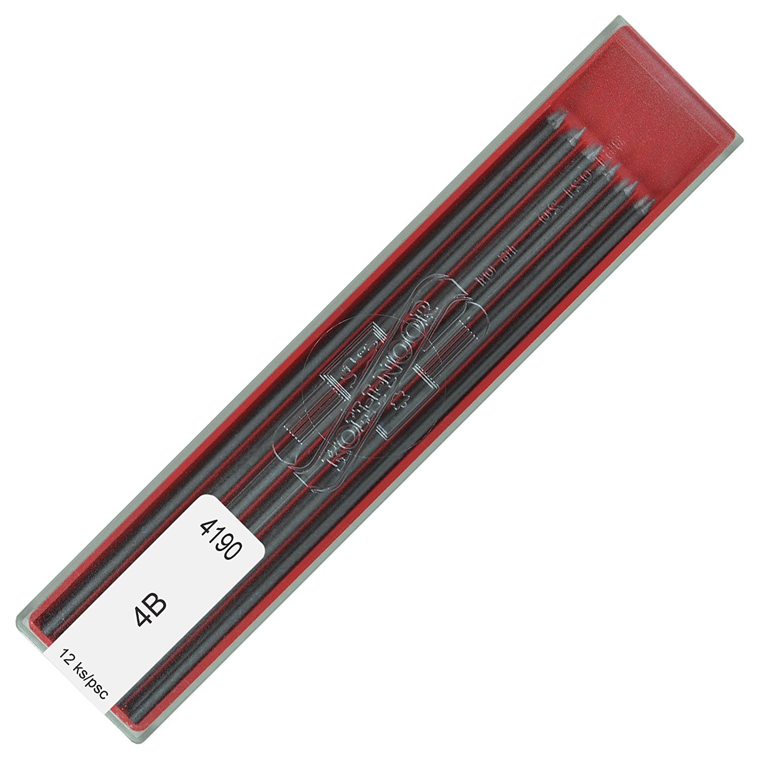 KOH-I-NOOR 4B - Mina de grafito para portaminas (2 mm de diámetro, 120 mm)