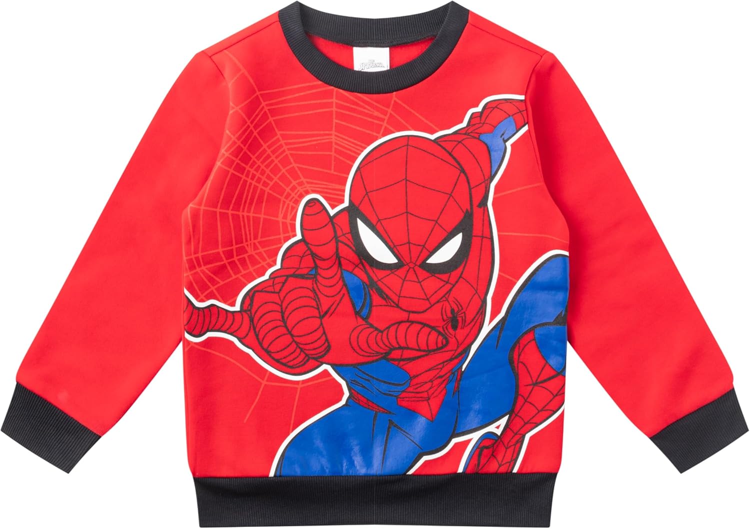 Marvel Spider-Man Boys 2 Piece Sweatshirt and Pants Set for Toddlers and Big Kids - Image 2