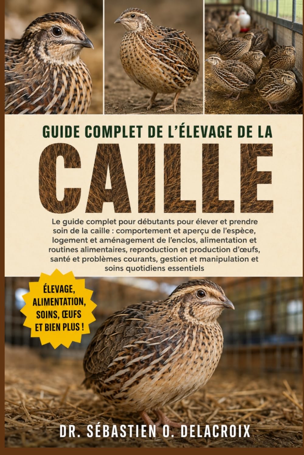 GUIDE COMPLET DE L’ÉLEVAGE DE LA CAILLE: Le guide complet pour débutants pour élever et prendre soin de la caille : comportement et aperçu de ... manipulation et soins quotidiens essentiels