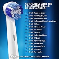 Vista 4 de Cabezales de repuesto para cepillos de dientes compatibles con Oral-B Braun, paquete de 12 Mejor cepillo de dientes eléctrico compatible con Oralb