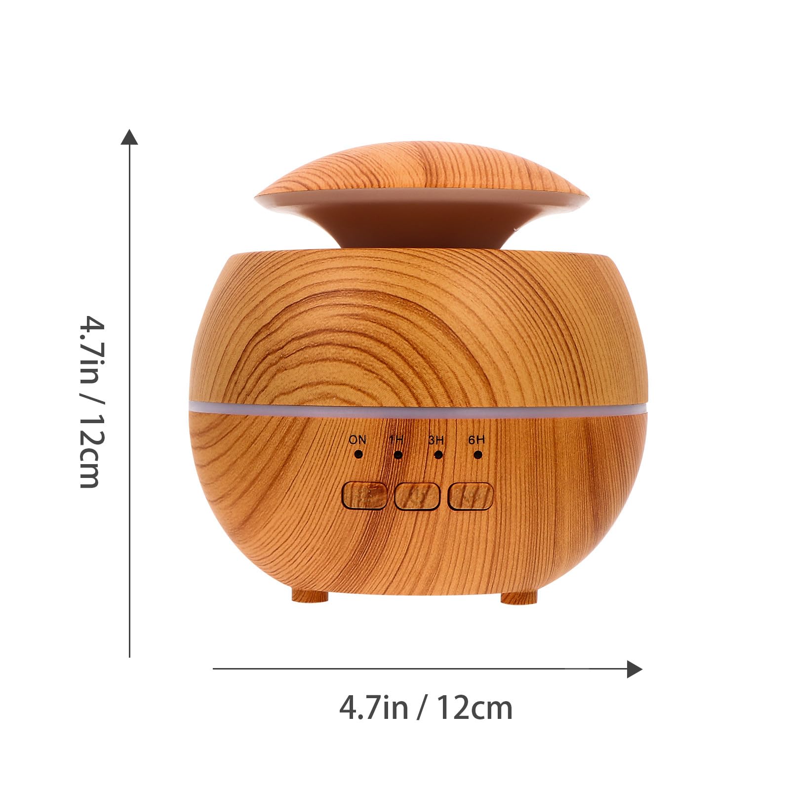 Aroma Diffusor 120ml aus Pp und Abs mit LED Licht, für Yoga und Büro