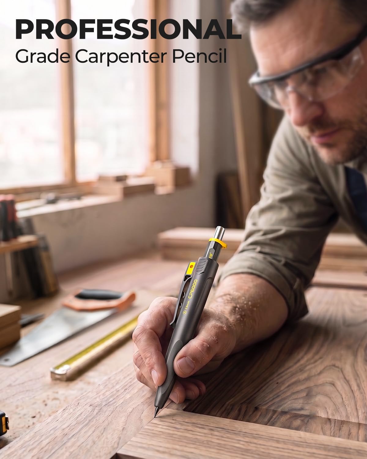 Nicpro CP6000 Carpenter Pencil - 2 Pack -7 Nicpro CP6000 Carpenter Pencil - 2 Pack -7