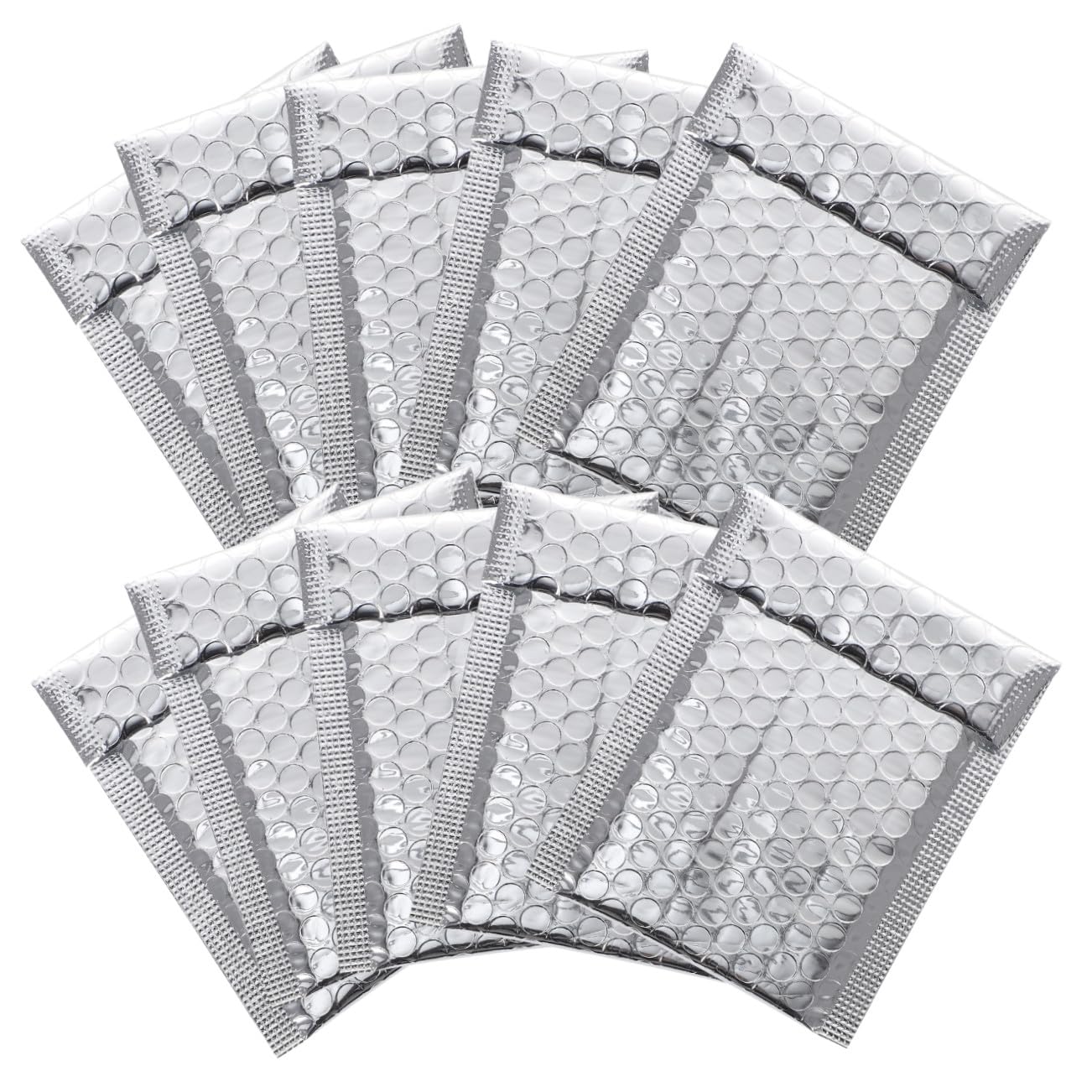 Sobres Acolchados Burbujas Autosellados Plata 100 Uds Pe