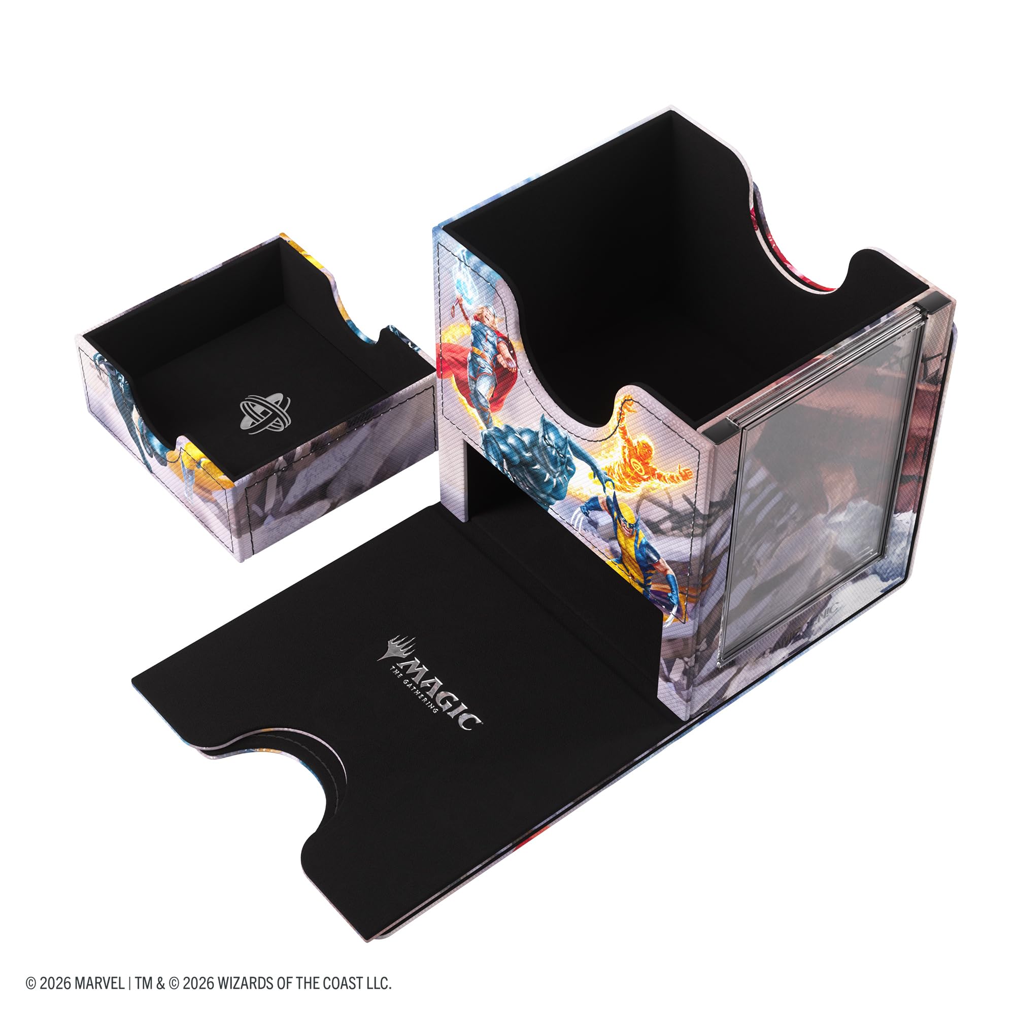 Gamegenic | Magic: The Gathering | Marvel Super Heroes Sidekick PRO 100+ XL - Marvel Super Heroes | Akcesoria do gry karcianej | Od 13 lat
