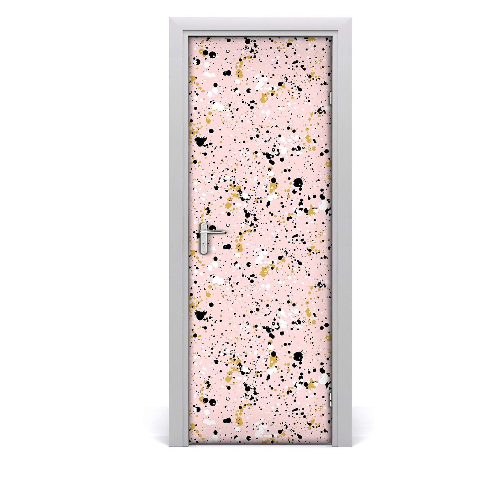 Papel pintado autoadhesivo lavable y extraíble para renovar puertas sin dejar residuos