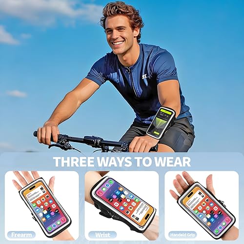 Miniatura 2 de Soporte de teléfono para correr, correa Frearm para iPhone Pro Max Plus SE (161514131211XXR) Galaxy S24S23S22S21, accesorios impermeables para