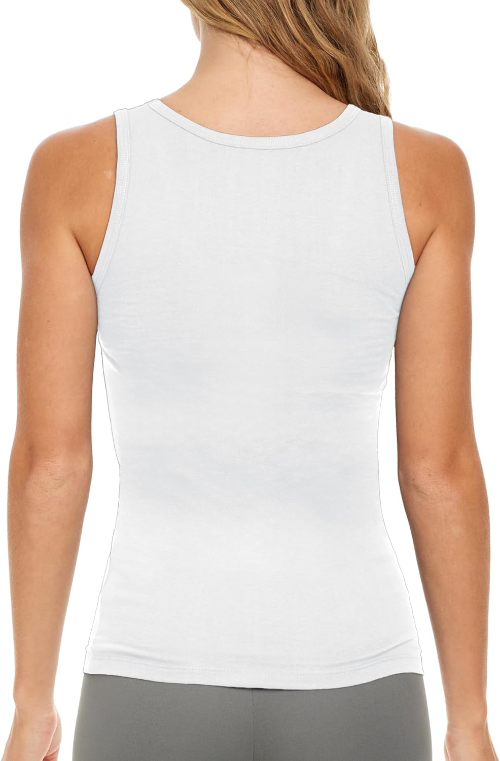 Sexy Basics Women's Cotton Stretch Tank Tops | Multi Packs & Colors Sport Tanks - Image 4
