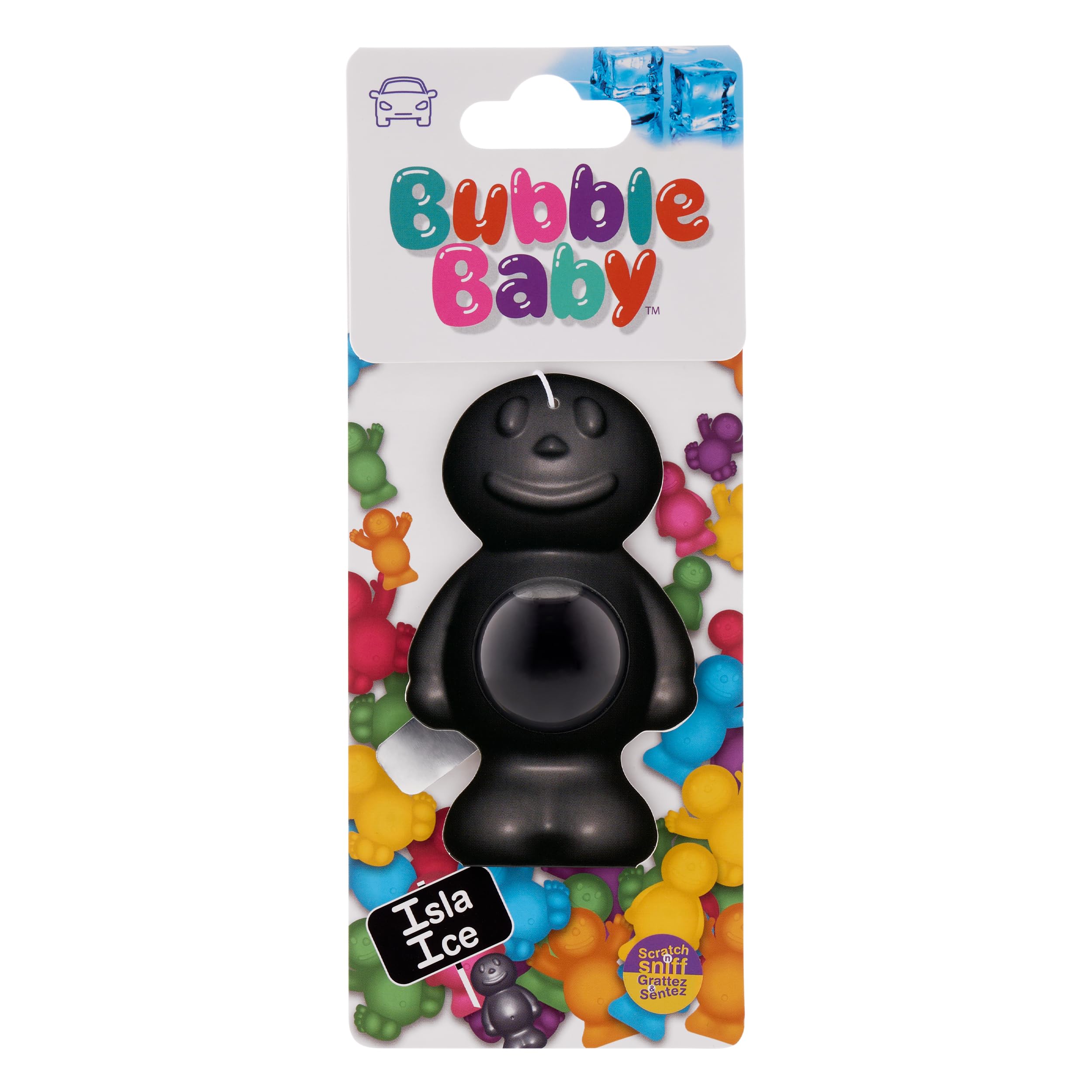 BUBBLEBABY Cool Ice Fragrance Carded Liquid Membrane Car Air Freshener And Odour Eliminator (Pack of 1)