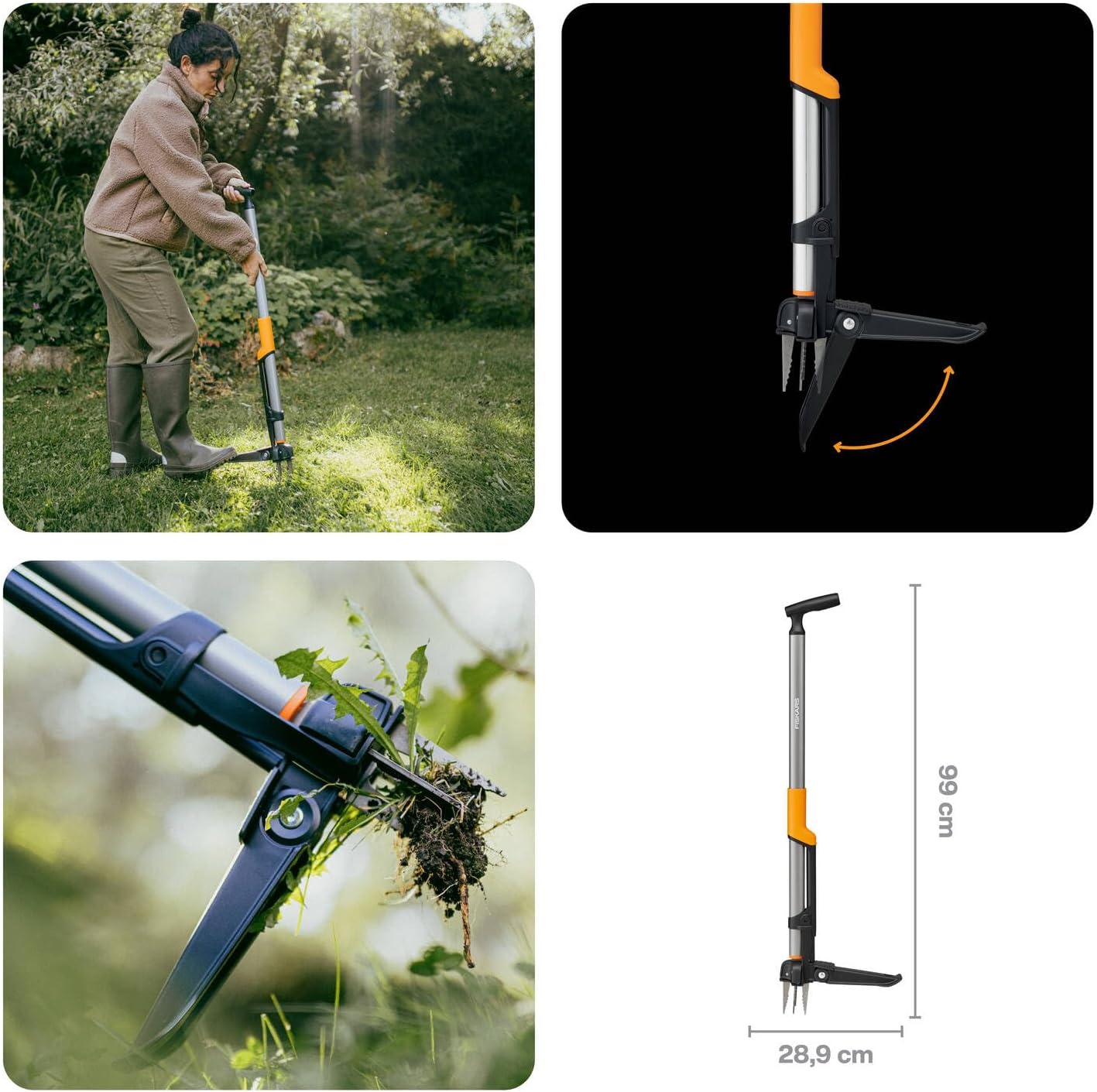 Fiskars Fiskars Ergonomic Weed Puller Ecom