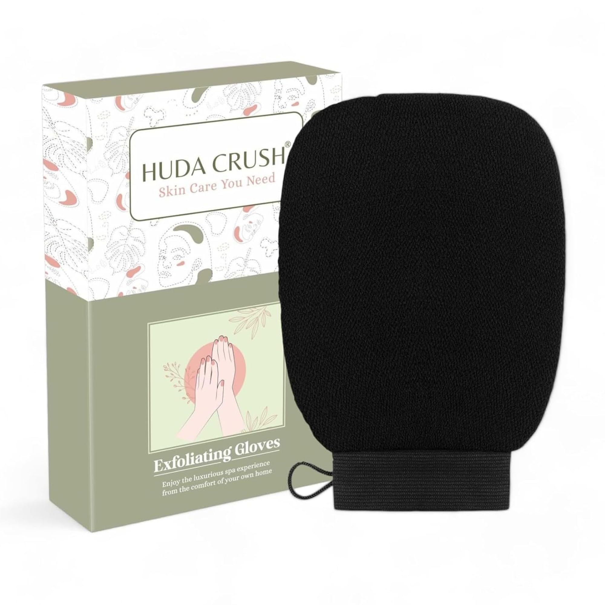 HUDA CRUSH Exfoliating Glove – Deep Cleansing Body Scrubber & Dead Skin Remover | Bath & Pedicure Glove for Women & Girls – Smooth, Radiant Skin Care Essential-image-44