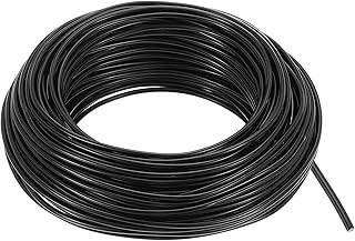 PATIKIL Alambre Bonsái de 2.5mm, 1 Rollo de Alambre Floral de Aluminio Anodizado, 29 Metros, para Fijar Ramas de Jardinería, Árboles, Formación Bonsai, Color Negro