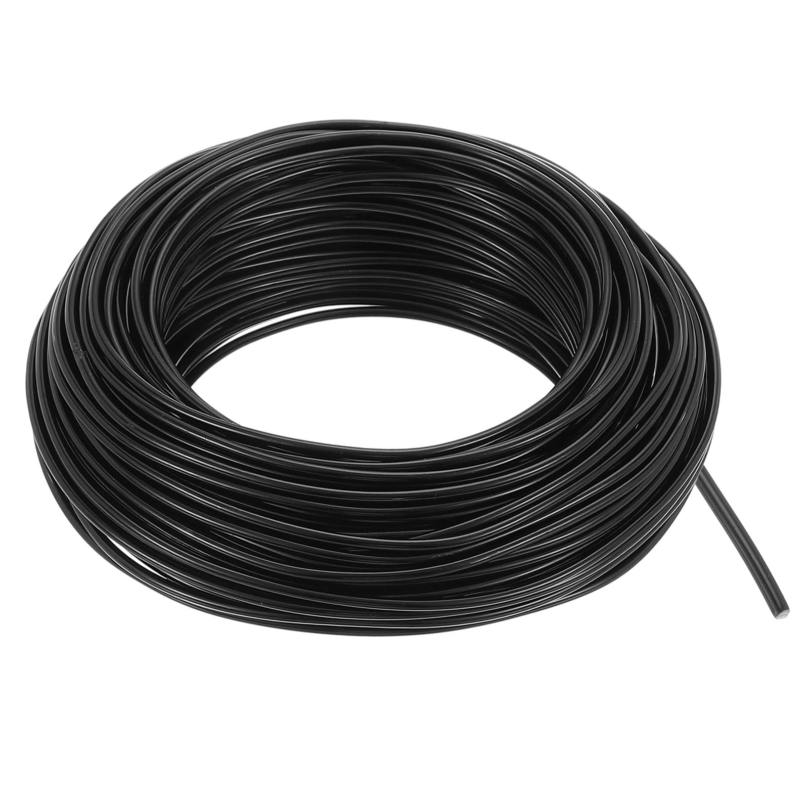 PATIKIL 2.5mm Bonsai Training Wire, 1 Roll Floral Wire Stems Anodized Aluminum Tree Wire 95 Feet Total for Gardening Branch Fixing, Black