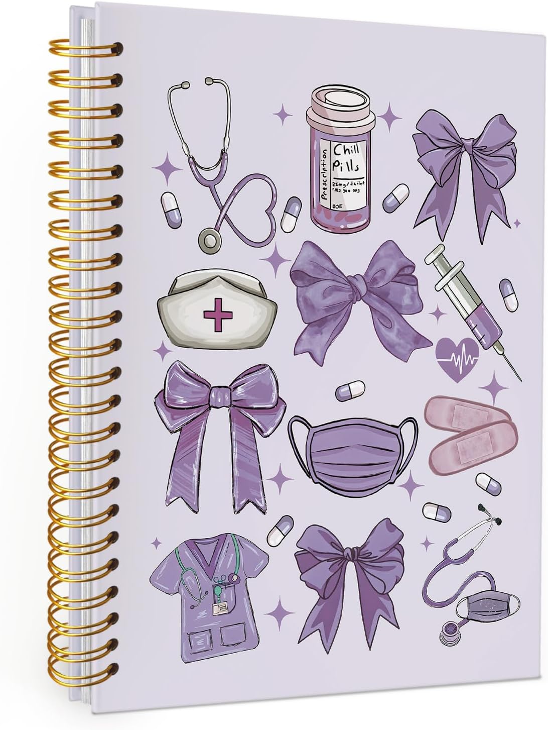 Wheatwin Nurses Gifts Notebook Journal, Nurse Gift for Nurse Nursing Student, Nurse Appreciation Gifts, Things My Patients Said Journal 5.5x8.3 - Boho Floral