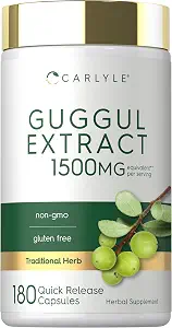 Carlyle Guggul Extract Supplement - 180 Capsules