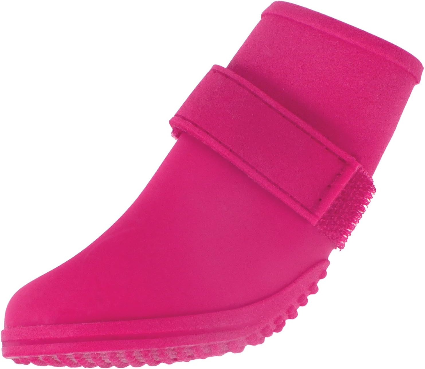 Jelly Wellies Preimum Rain or Shine Waterproof Dog Boot with Extra Firm Gripping Soles- X-Large, Pink