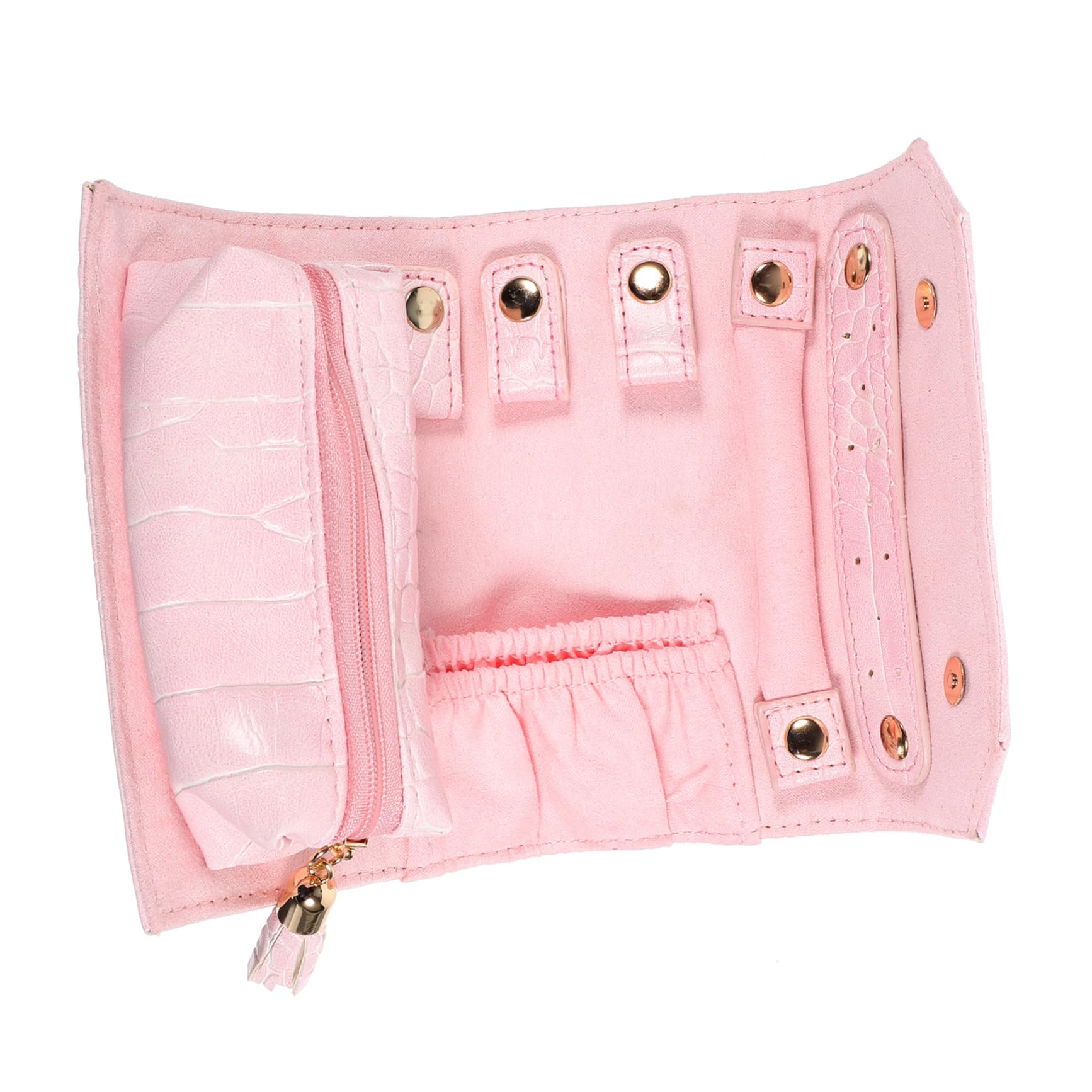 Cabilock 5piezas Organizador De Joyas De Viaje Estuche De Almacenamiento Para Collares y Pendientes Bolsa De Joyas y Ligera Para Viajes y Actividades Al Aire
