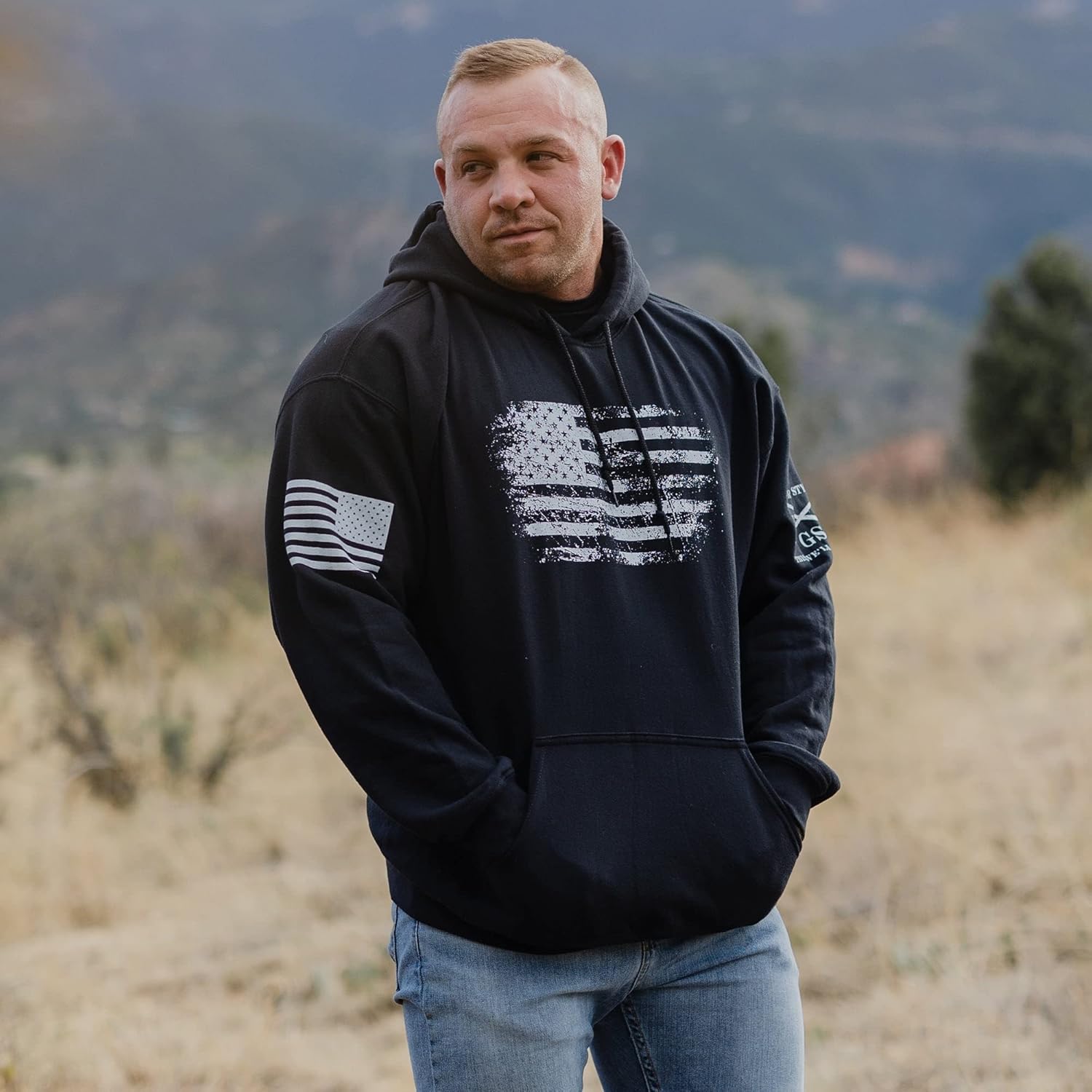 Grunt Style Vintage American Hoodie - Image 2