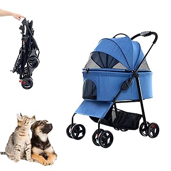 ペットカート 分離式 折り畳み式 犬カート 猫 軽量 ペット用カート ブルー Amazon.co.jp: 【Amazon.co.jp 限定】分離型ペットカート ペット