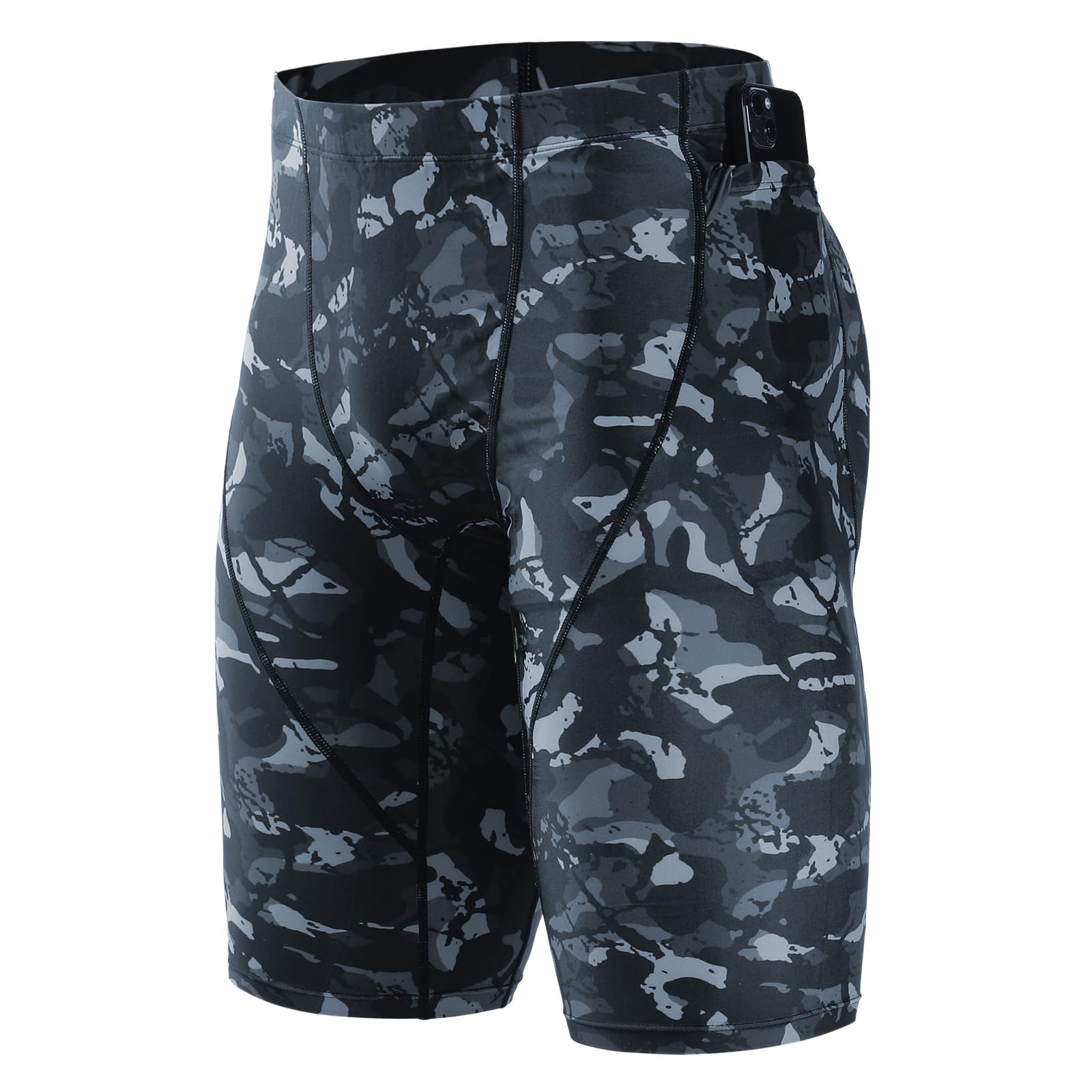 beroy Short de compression pour homme avec une poche