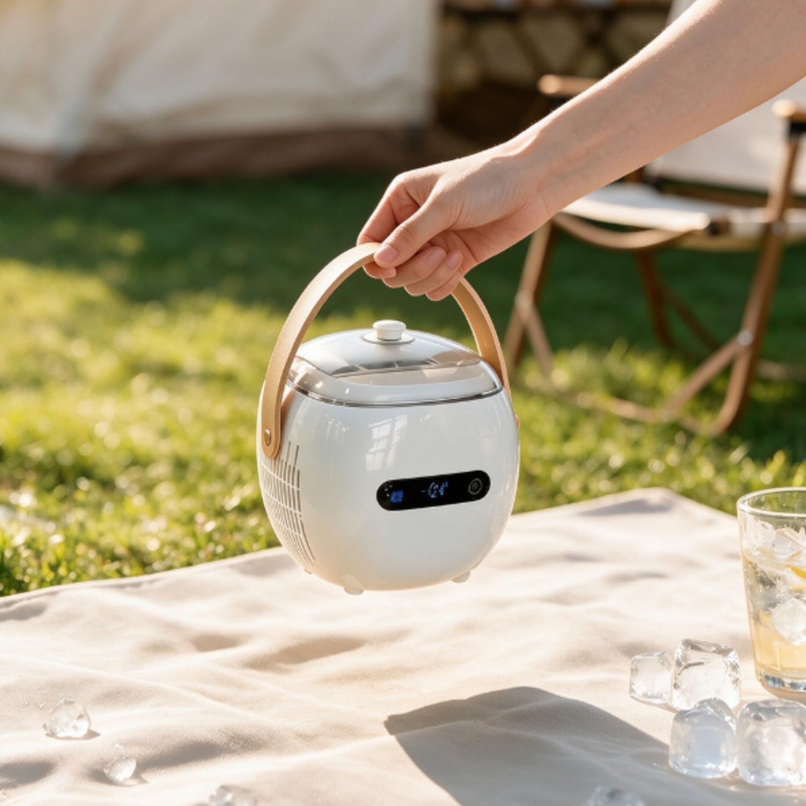 Máquina Hielo con Pala Higiénica | Pantalla Digital Frontal, Máquina Hielo con, Electrodoméstico, para apartamento,