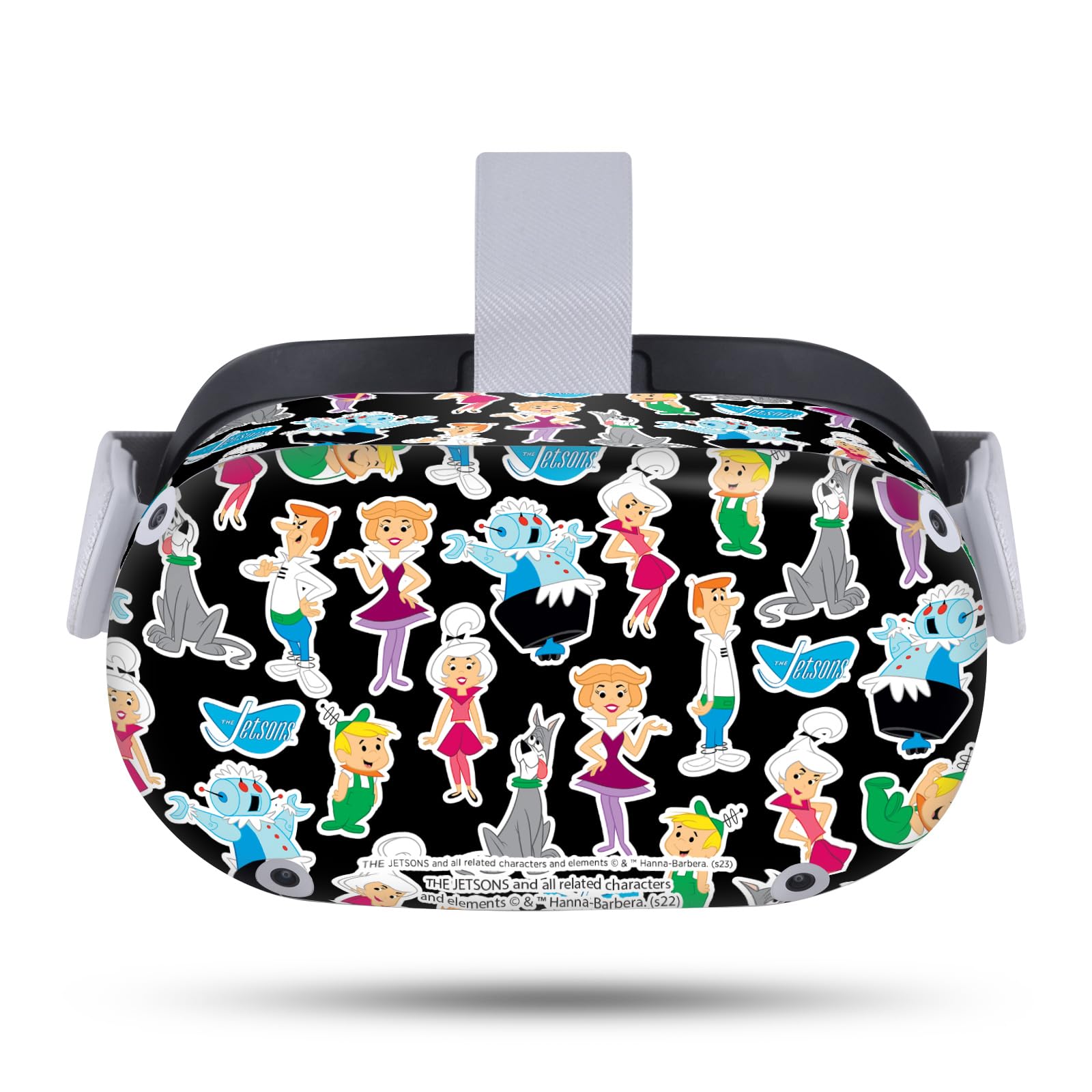 Head Case Designs Officially Licensed The Jetsons Pattern Graphics Vinyl Sticker Skin Decal Cover Compatible with Meta Quest 2