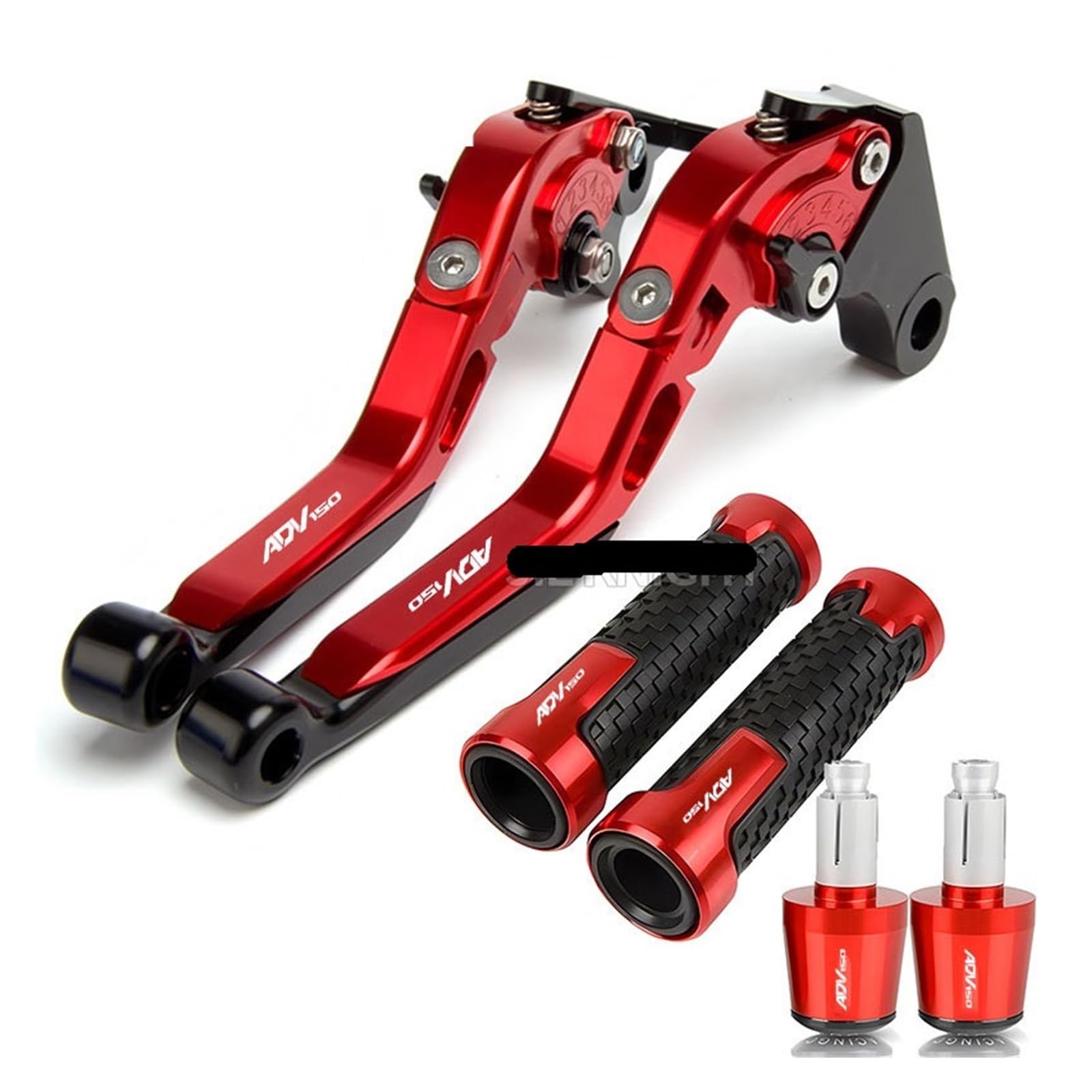 Aumbcfg Q Brake Primary Cylinder Kits For Honda Adv150 2019-2024 Clutch Brake Lever Set Foldable Adjustable Handle Motorcycle Accessories Parts Clutch Levers(Q)