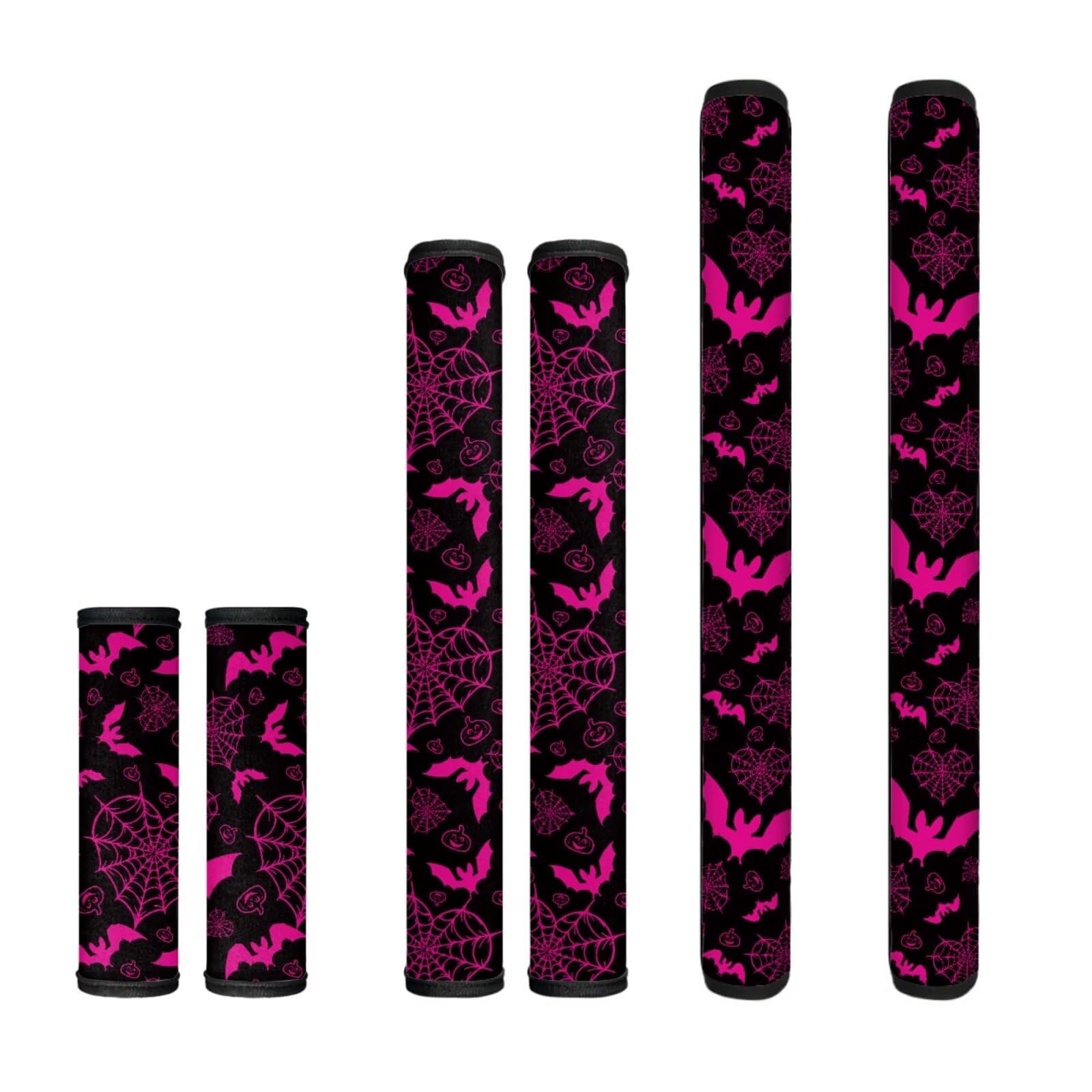 Pink Bat Refrigerator Handle Covers Set of 6 Halloween Decor
